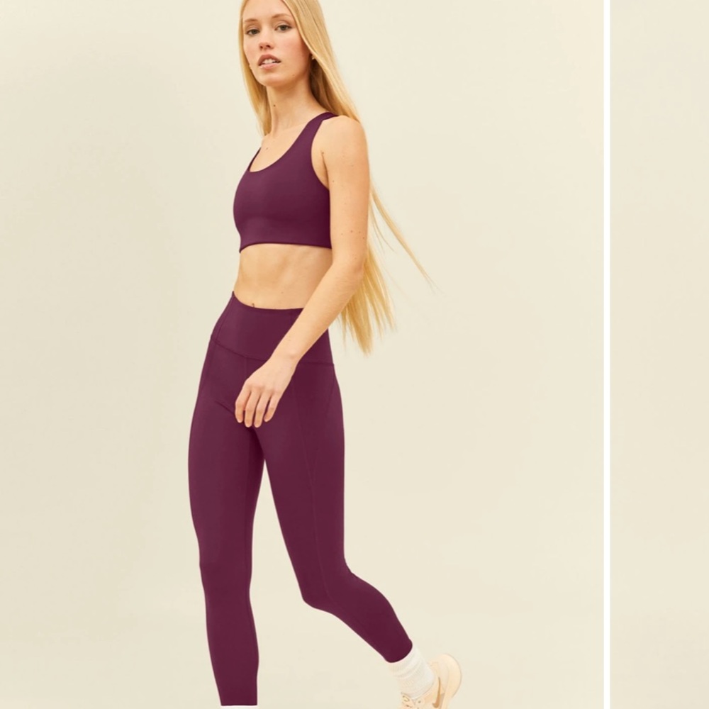 Plum Compressive High Rise Legging